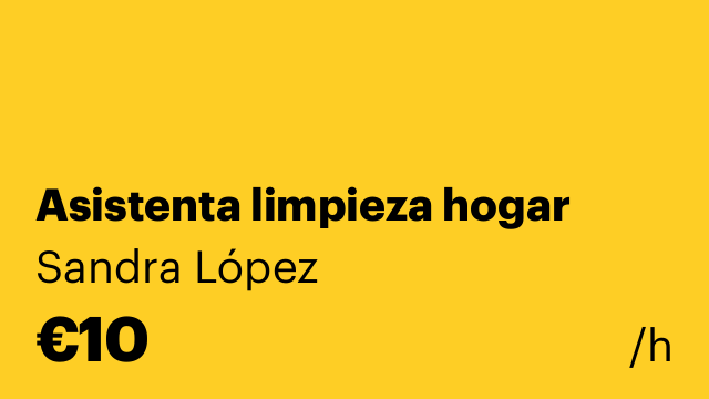 Asistenta limpieza hogar