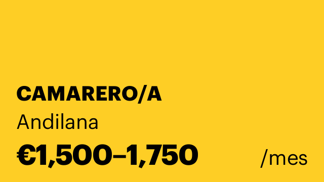 CAMARERO/A