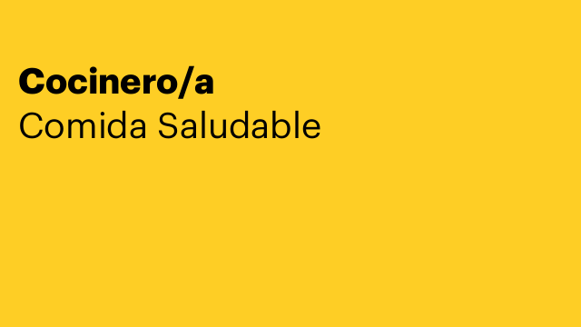 Cocinero/a