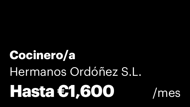Cocinero/a