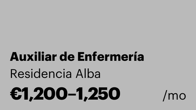 Auxiliar de Enfermería