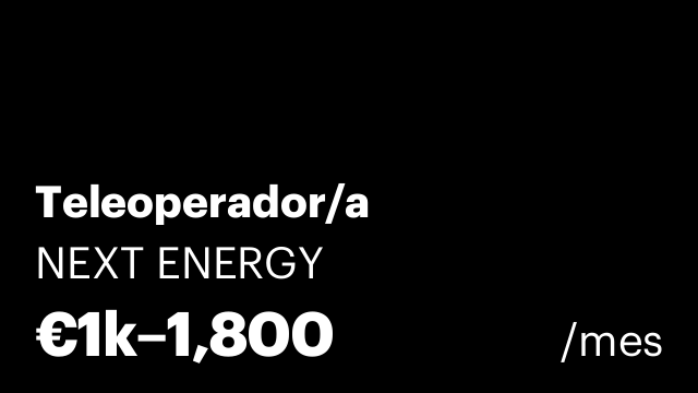 Teleoperador/a