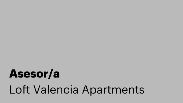 Asesor/a