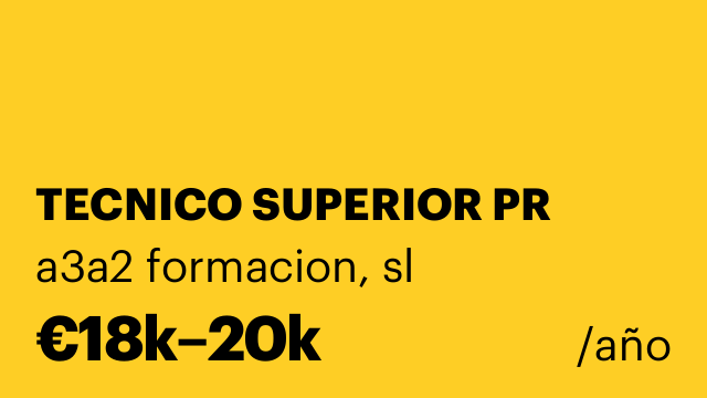 TECNICO SUPERIOR PR