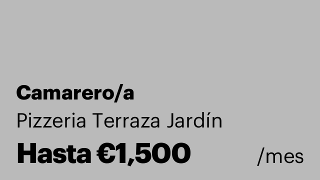 Camarero/a