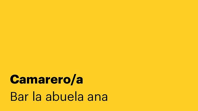 Camarero/a