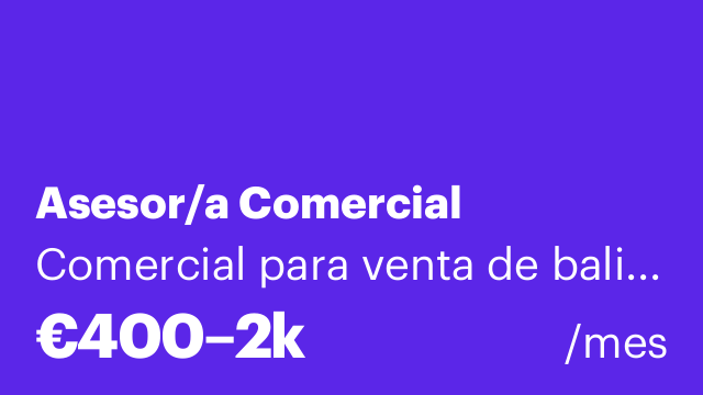 Asesor/a Comercial