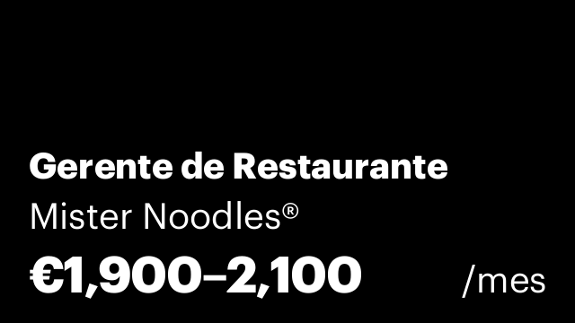 Gerente de Restaurante