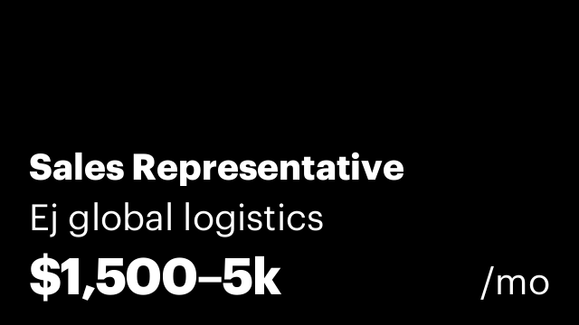 Sales Representative