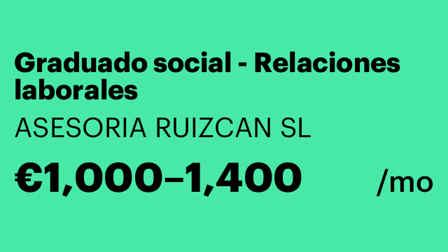 Graduado social - Relaciones laborales