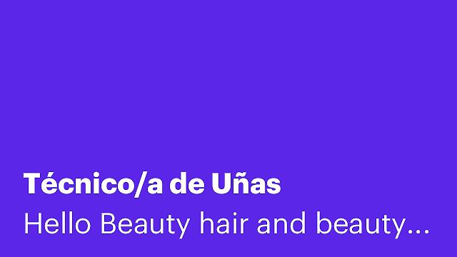 Técnico/a de Uñas