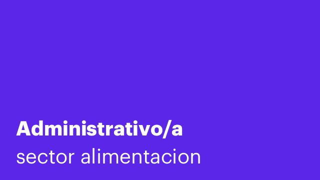 Administrativo/a
