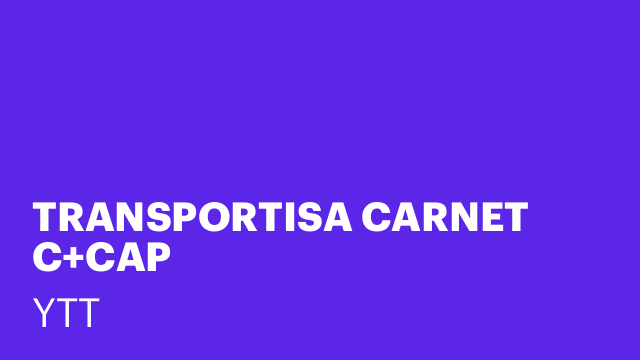 TRANSPORTISA CARNET C+CAP