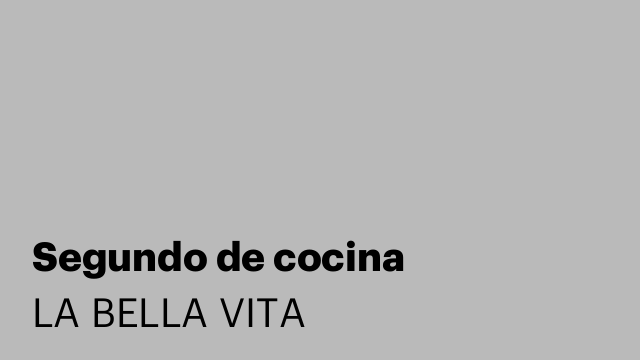 Segundo de cocina