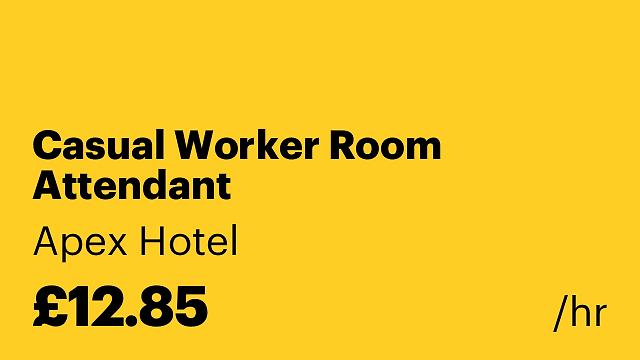 Casual Worker Room Attendant