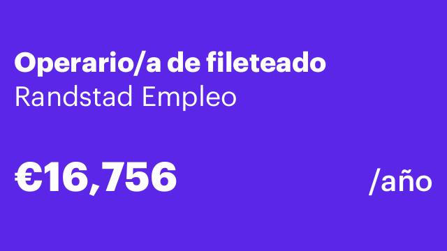 Operario/a de fileteado