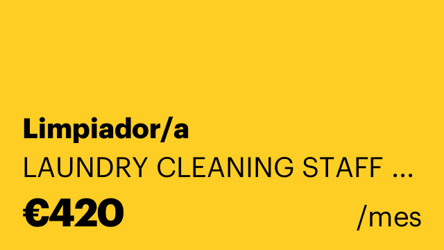 Limpiador/a