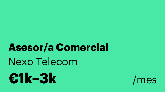 Asesor/a Comercial