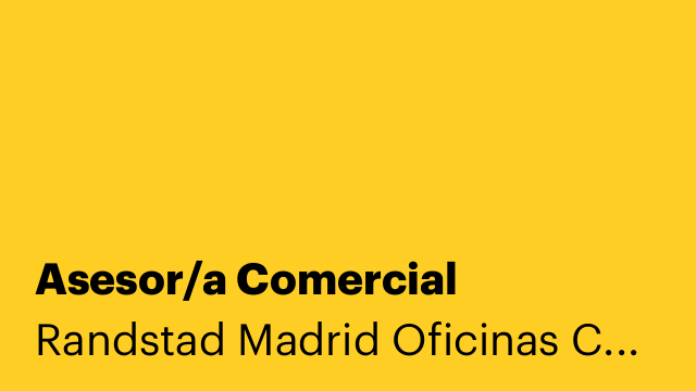 Asesor/a Comercial