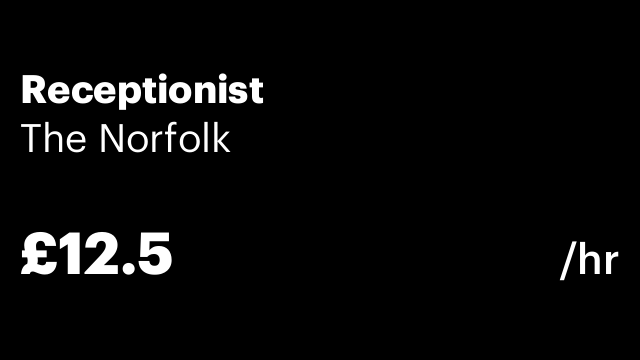 Receptionist