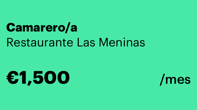 Camarero/a