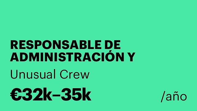 RESPONSABLE DE ADMINISTRACIÓN Y FINANZAS | 40H | BARCELONA