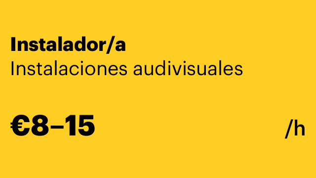 Instalador/a