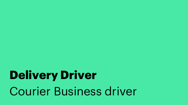 Delivery Driver
