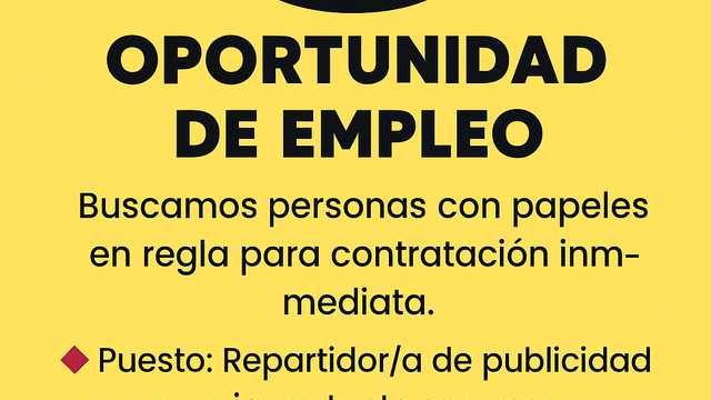 REPARTO DE FLYERS