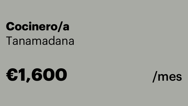 Cocinero/a