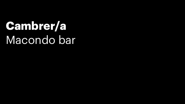 Cambrer/a