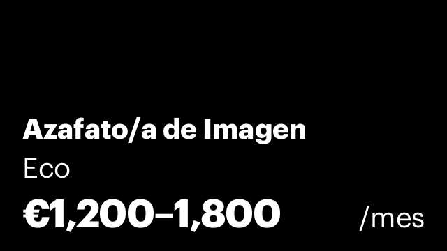 Azafato/a de Imagen