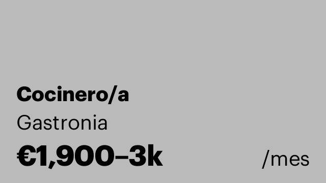 Cocinero/a
