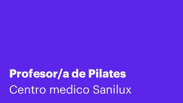 Profesor/a de Pilates