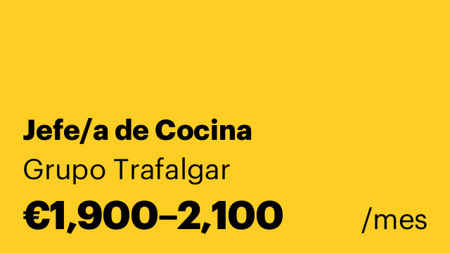 Jefe/a de Cocina