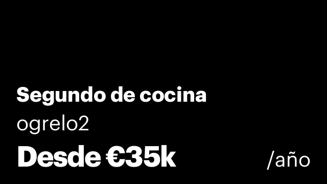 Segundo de cocina