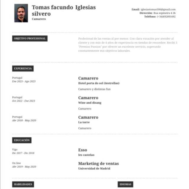 Candidate avatar