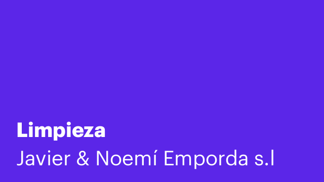 Limpieza