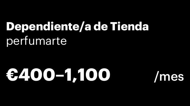 Dependiente/a de Tienda