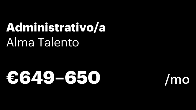 Administrativo/a