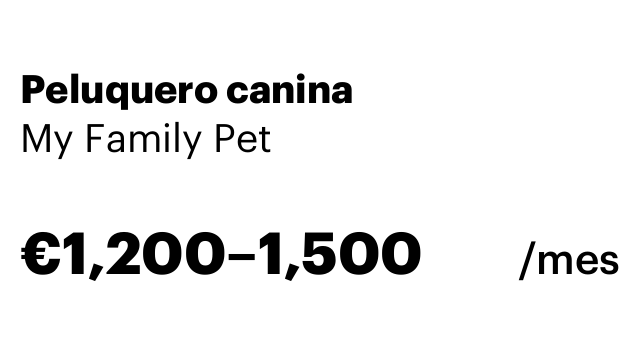Peluquero canina