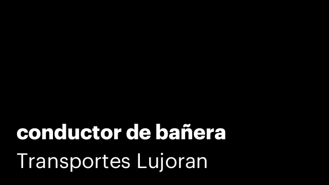 conductor de bañera