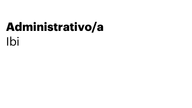 Administrativo/a