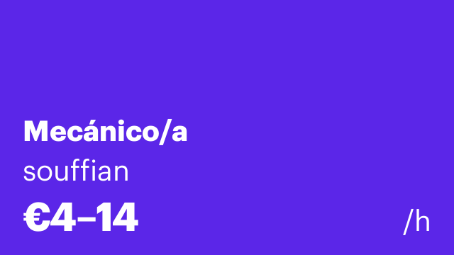 Mecánico/a