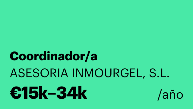 Coordinador/a