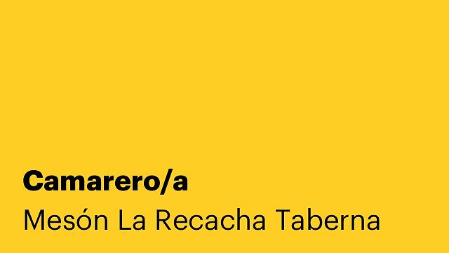 Camarero/a