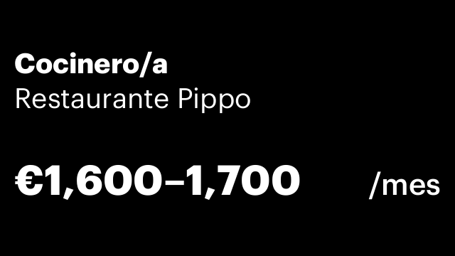 Cocinero/a