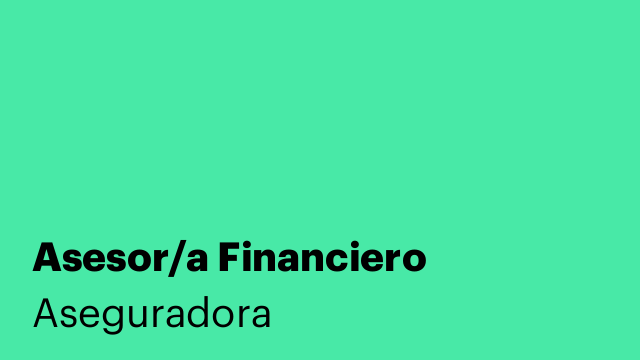 Asesor/a Financiero