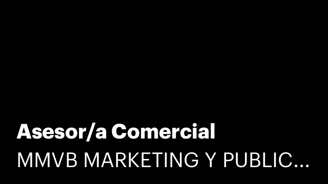 Asesor/a Comercial