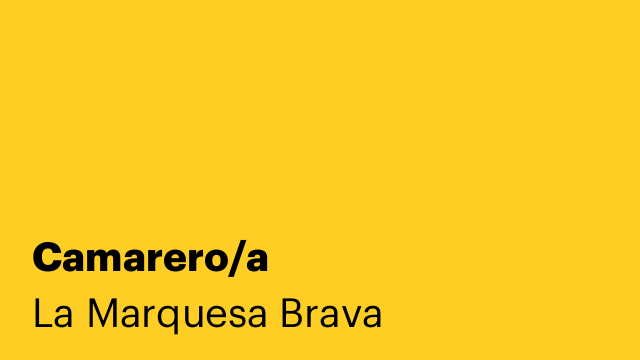 Camarero/a